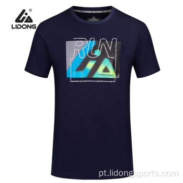 Camiseta de impressão confortável de alta qualidade de alta qualidade no atacado